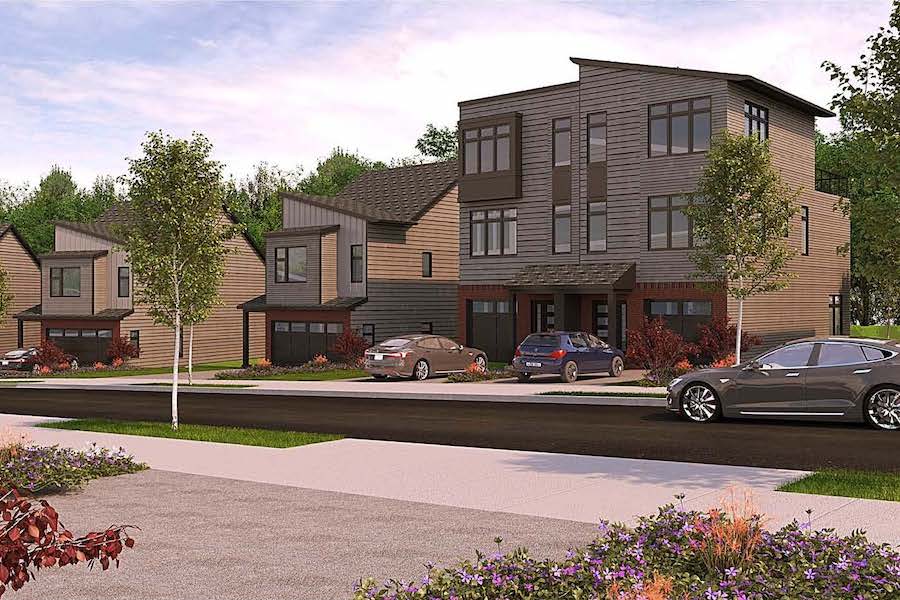 roxborough reserve preview twin houses rendering