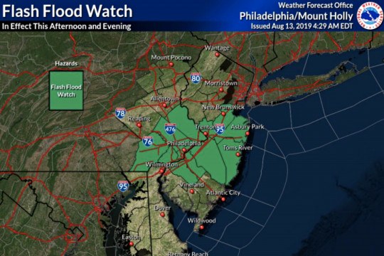 Flash Flooding and Severe Storms Could Dampen Your Evening Commute