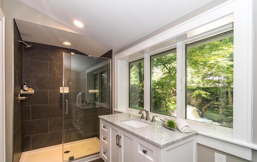 house for sale pipersville creekside cottage master bathroom