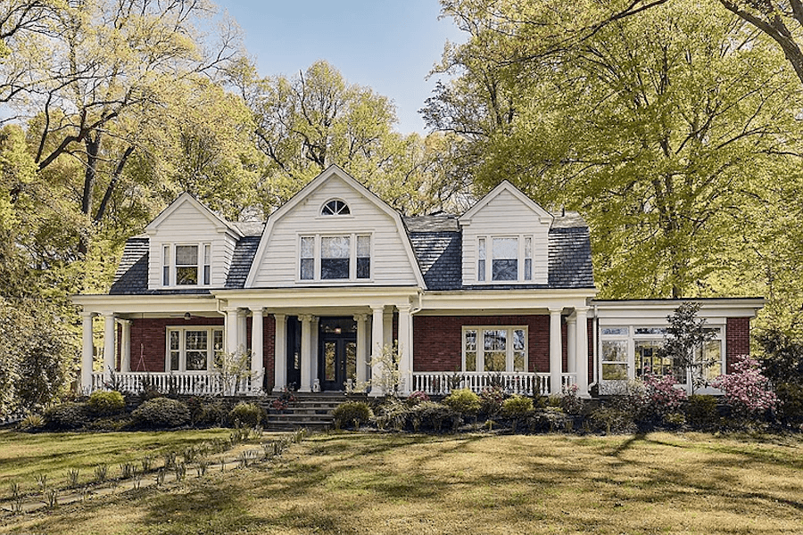 House For Sale Springfield Dutch Colonial Exterior Front Compass 