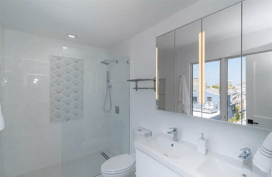 house for sale ventnor bayfront townhouse master bathroom