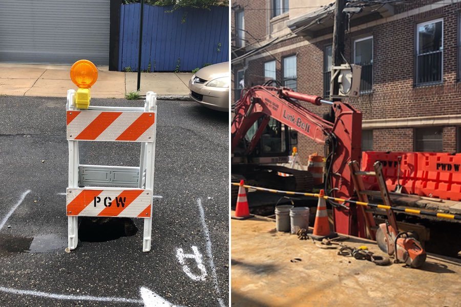 sinkhole philadelphia