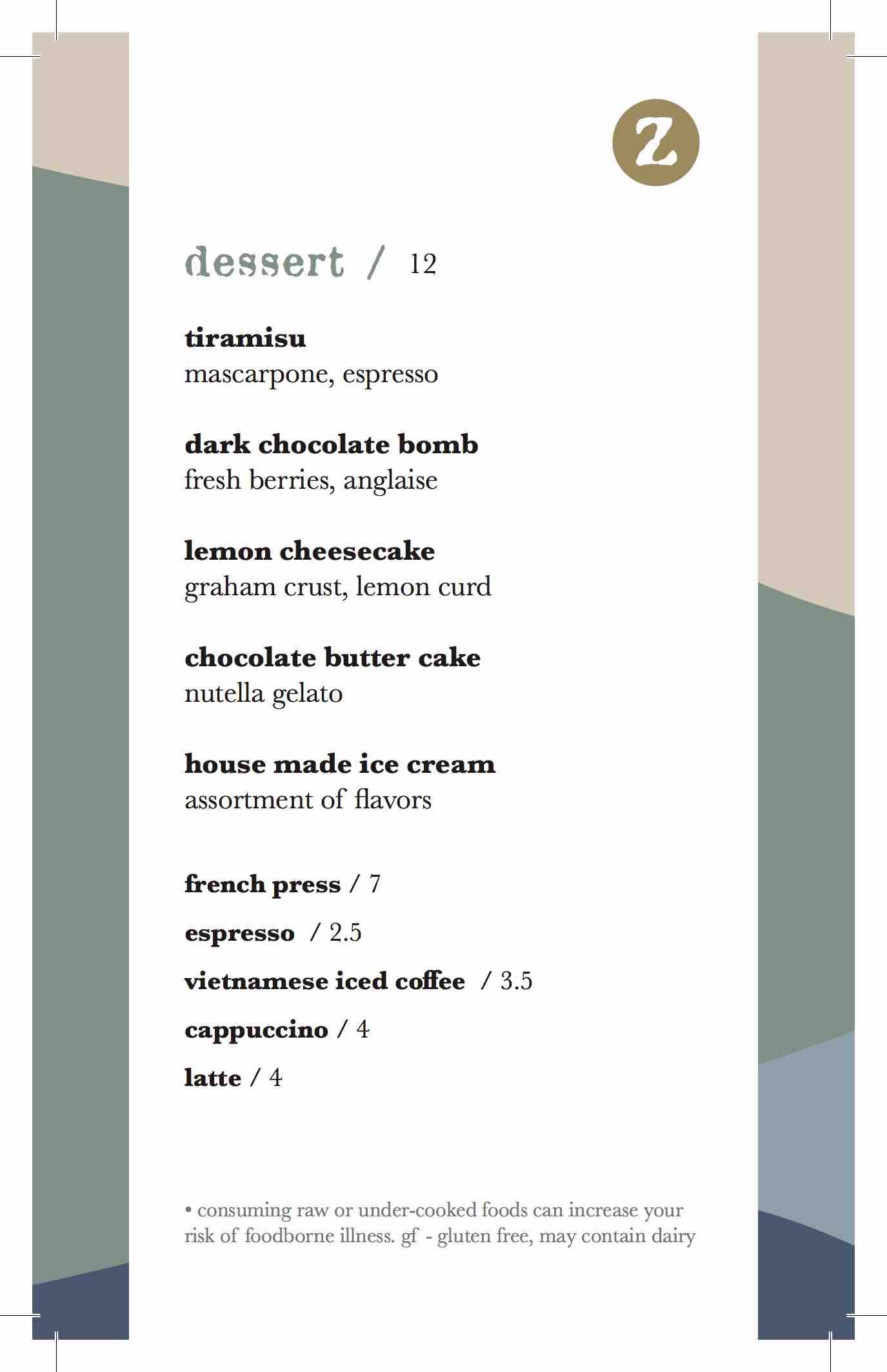 zagafen dessert menu bala cynwyd