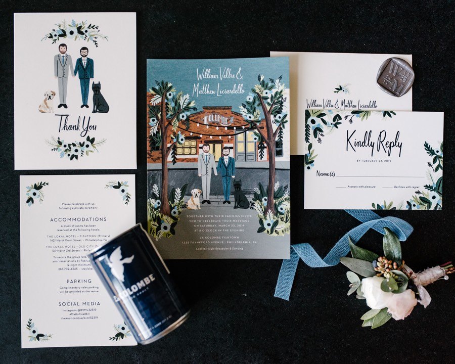 Wedding invitation suite