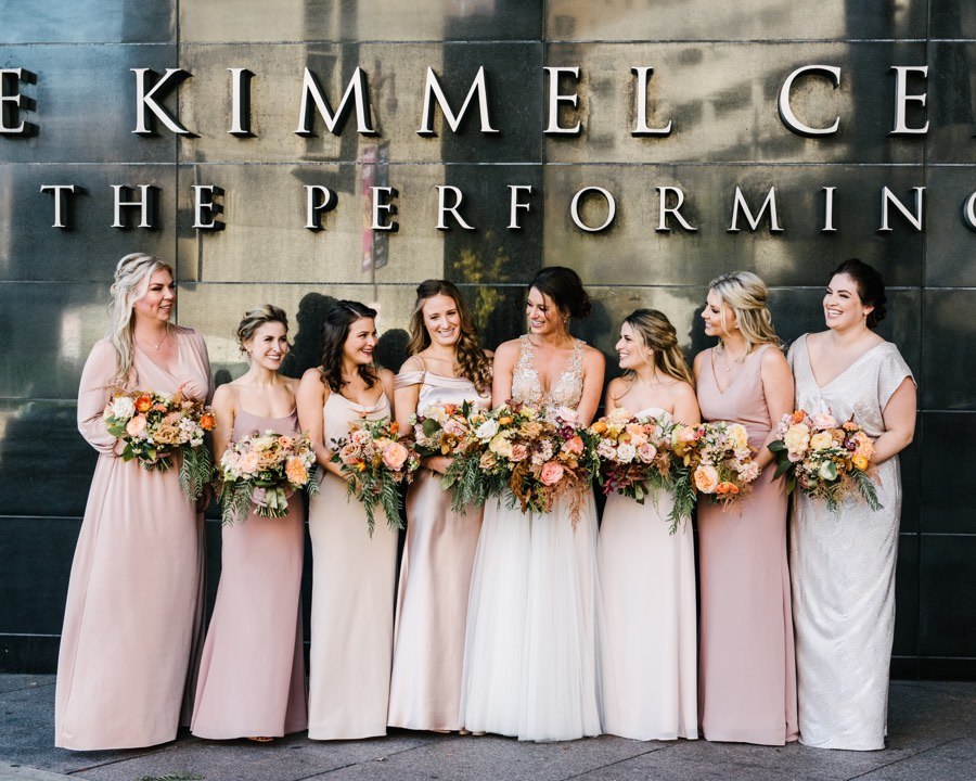 Kimmel Center bridal party