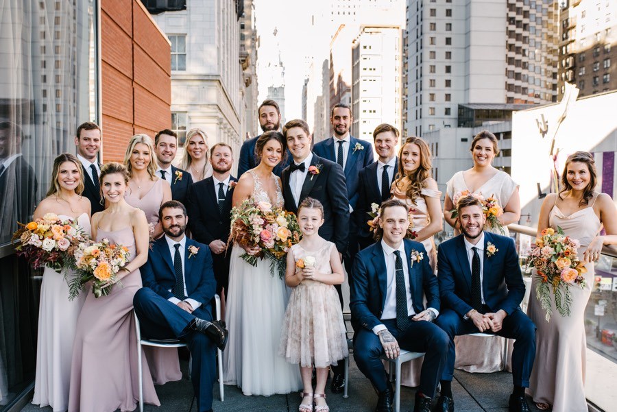 Kimmel Center bridal party