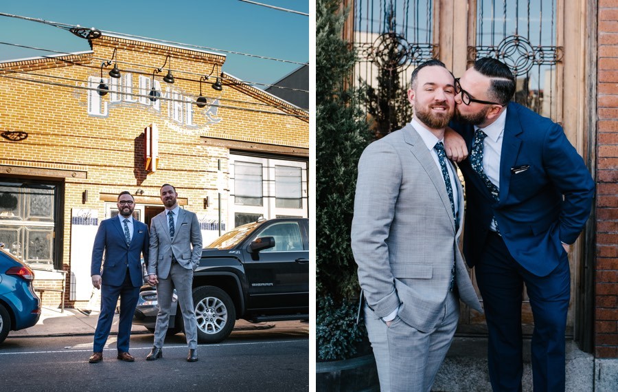 Fishtown grooms portrait