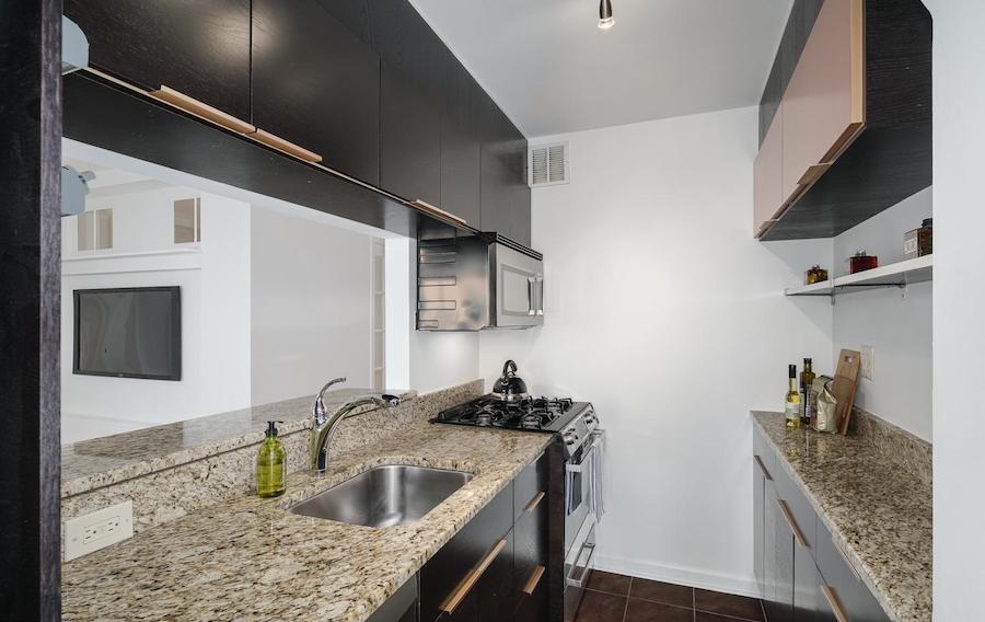 condo for sale rittenhouse square double unit kitchen