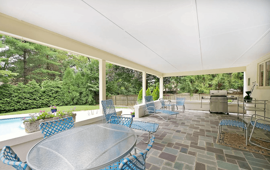 house for sale haverford contemporary rear patio