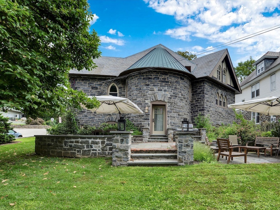 house for sale narberth converted church backyard