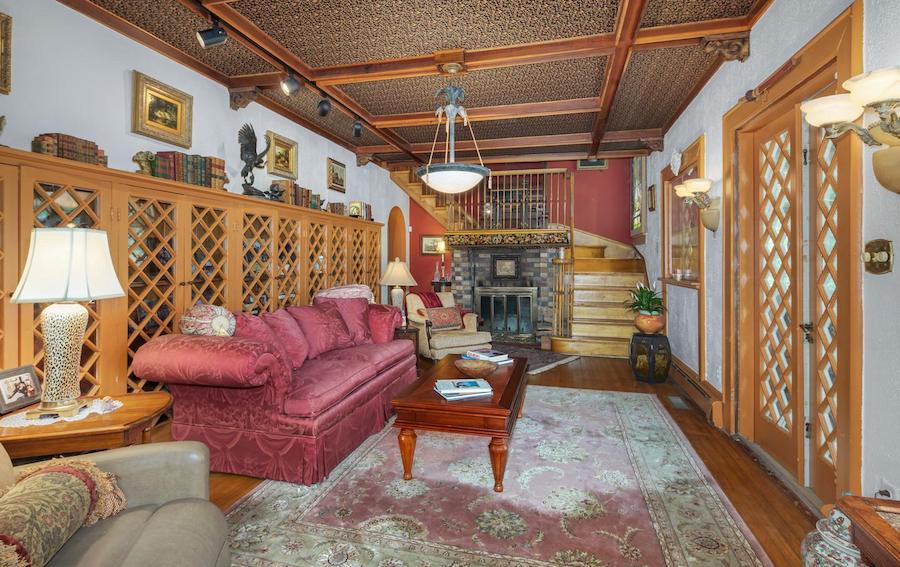 house for sale pine hill capone house library