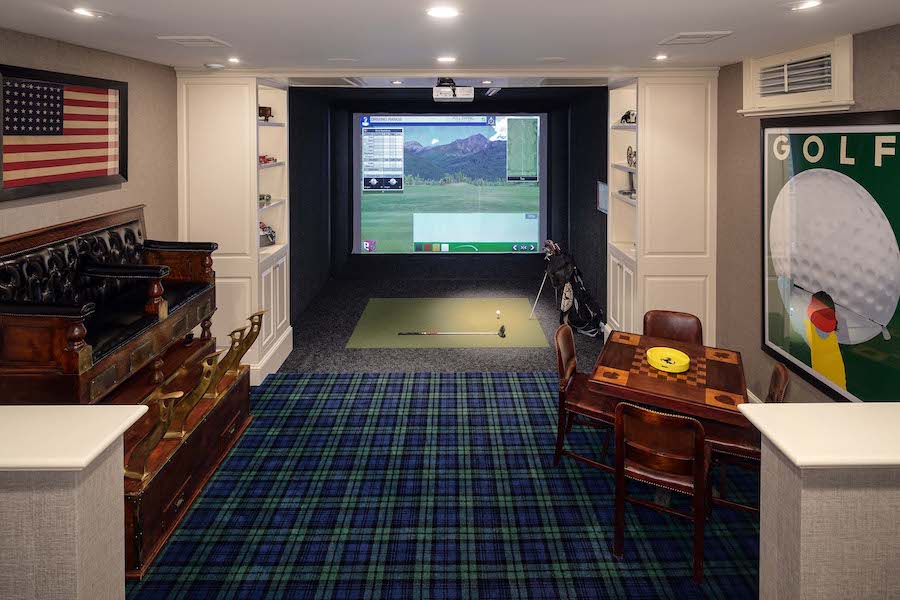 house for sale villanova norman mansion golf simulator