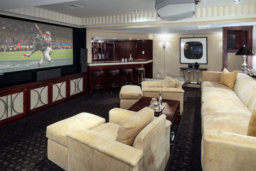 house for sale villanova norman mansion home theater