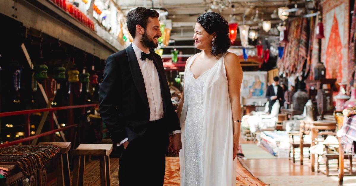 Eclectic Wedding at Material Culture by Iris and Echo Photography