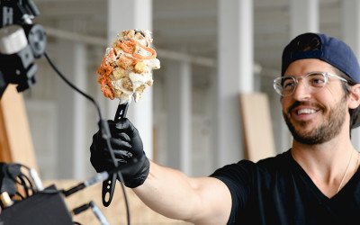 ryan holding ice cream