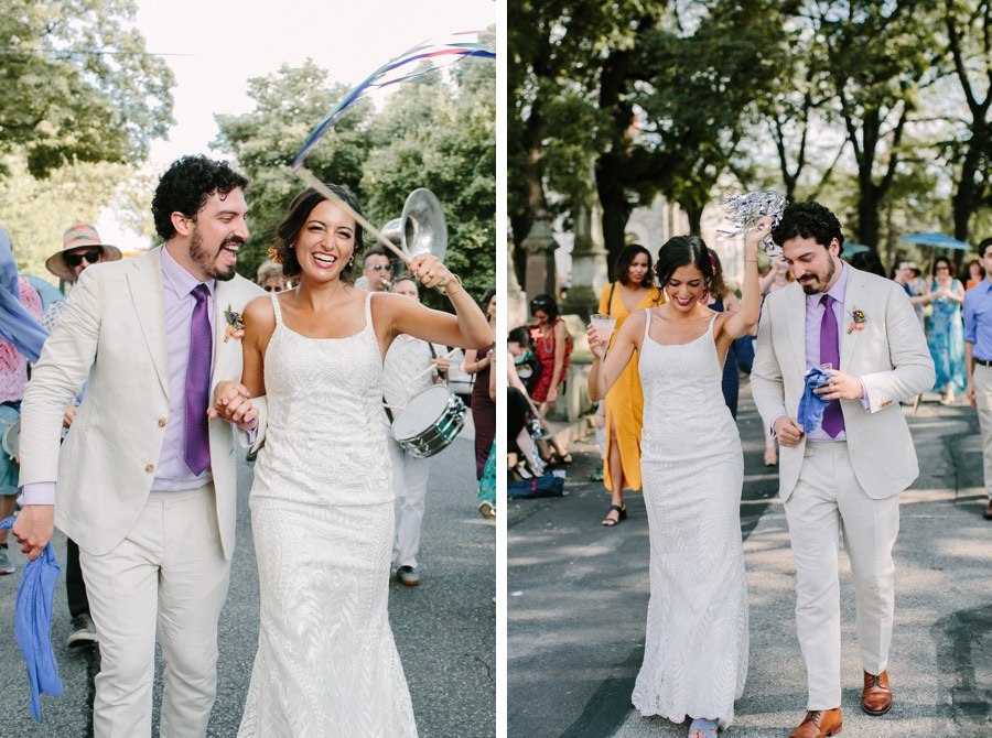 West Philadelphia wedding parade