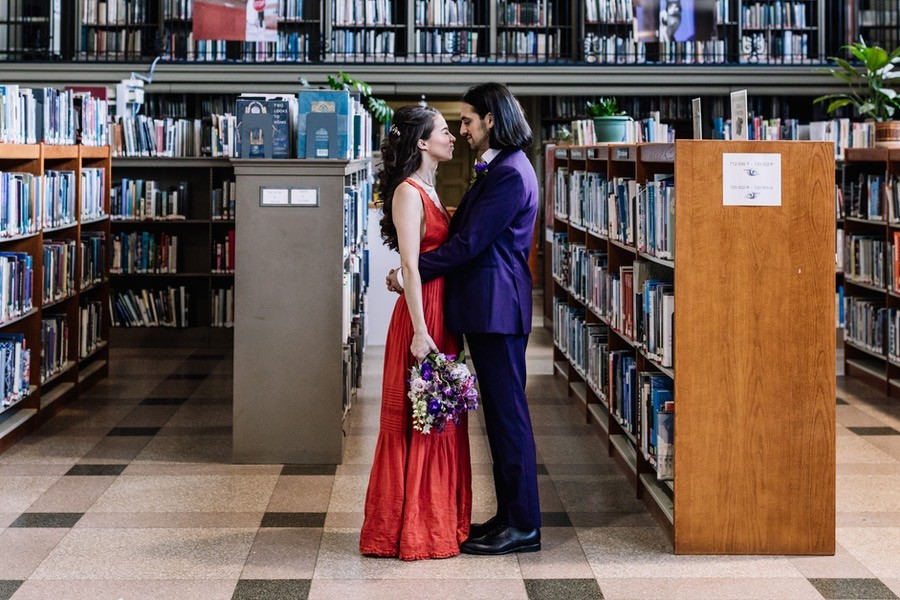 Free Library Philadelphia wedding