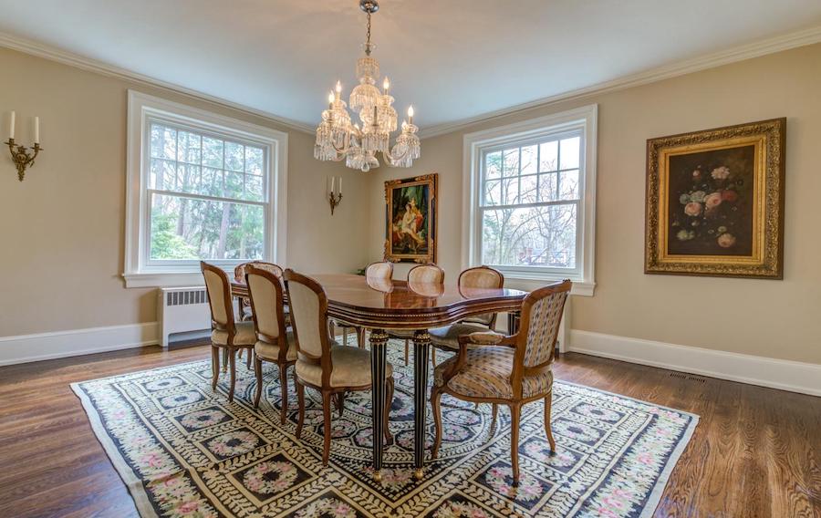 house for sale bryn mawr regency colonial dining room