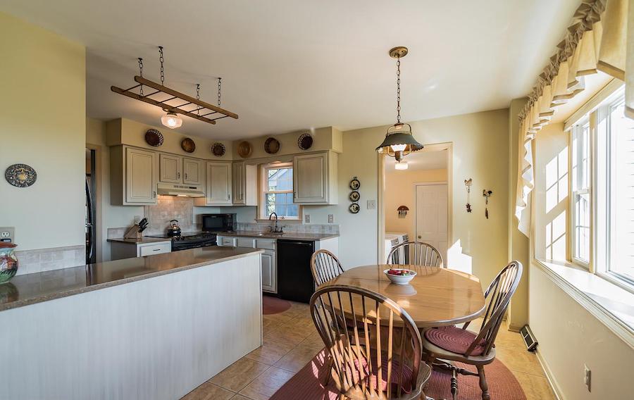 house for sale erwinna hilltop colonial breakfast room and kitchen