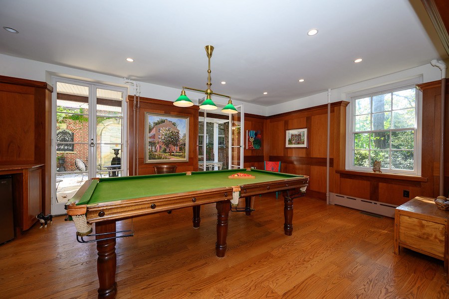house for sale west chester former boarding school billiard room