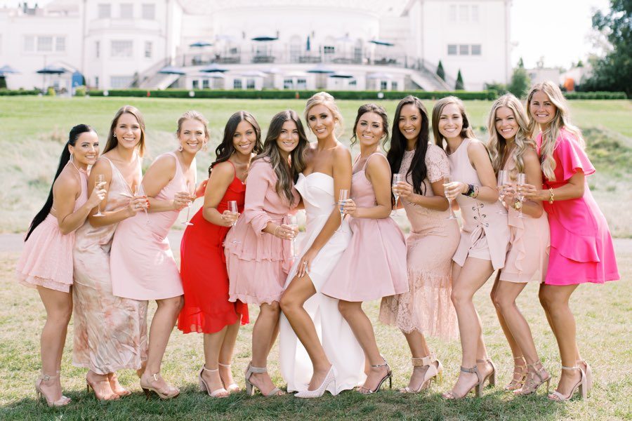 posed golfcart du soleil photographie bridesmaids brunch dani maiale torresdale union league 61