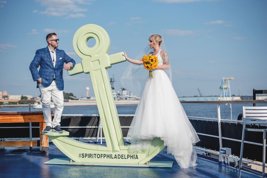 spirit of philadelphia bride and groom