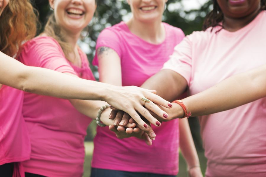 women fighting breast cancer