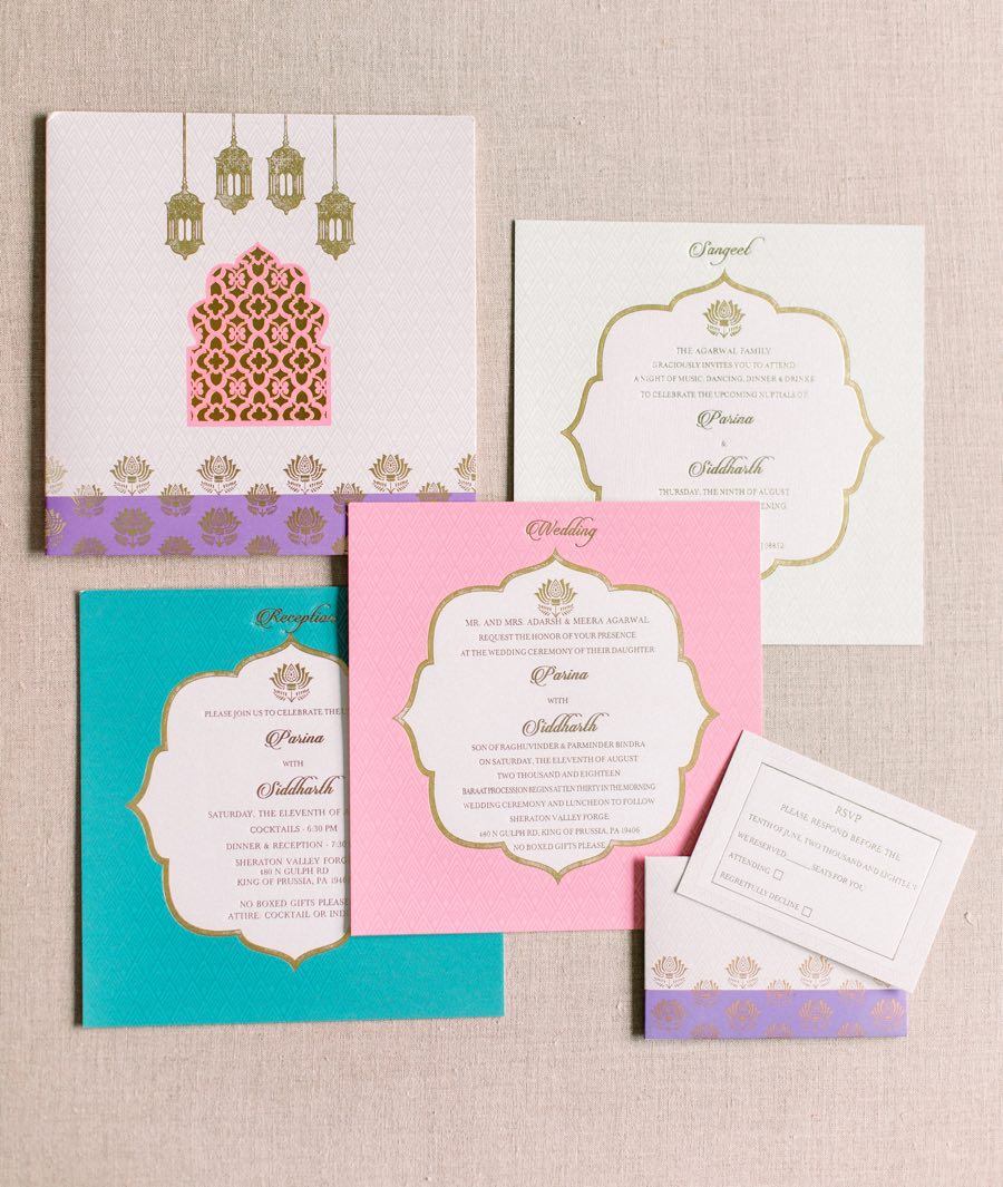 Indian wedding invitations