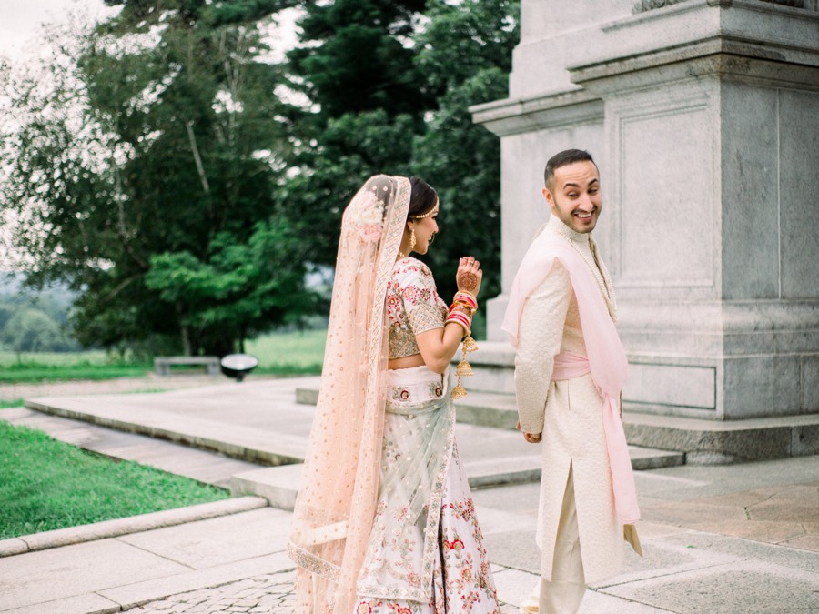 This Beautiful Indian Wedding Celebration is Filled With Roses and Pastels