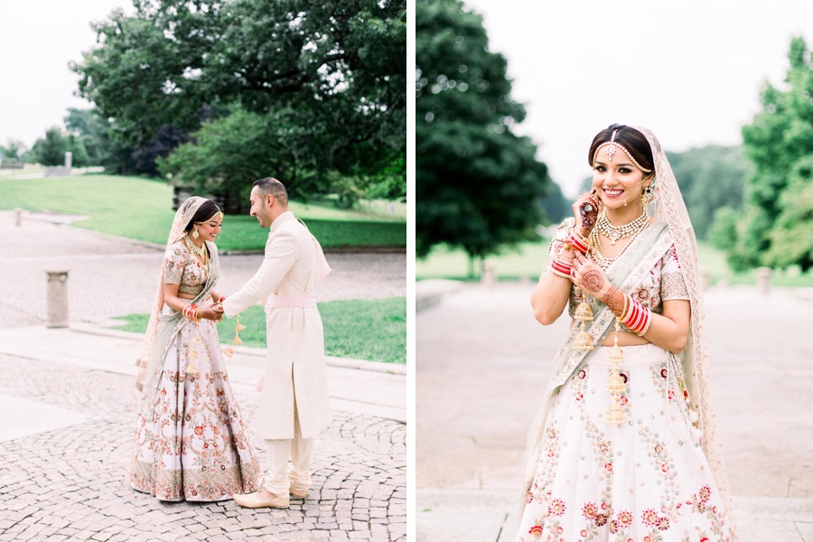 Indian wedding first look