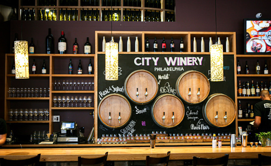 city winery overview bar detail