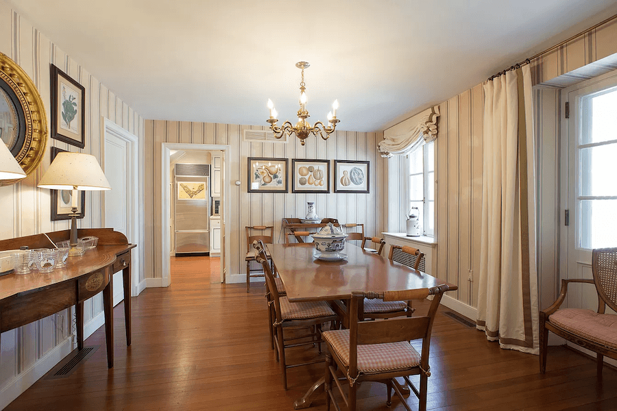 house for sale gladwyne french estate second guest house dining room