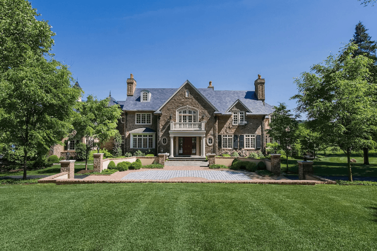 House for Sale French/Colonial Estate Outside New Hope