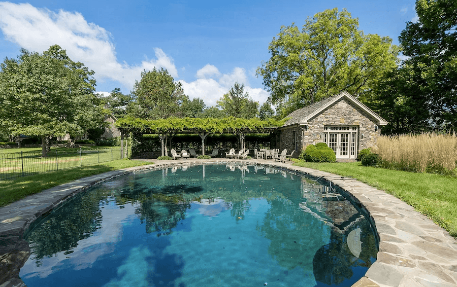 house for sale pipersville double datestone estate pool