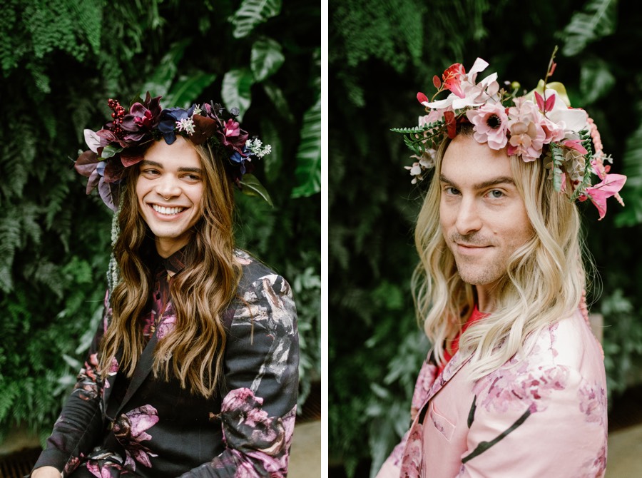 Longwood Gardens engagement shoot