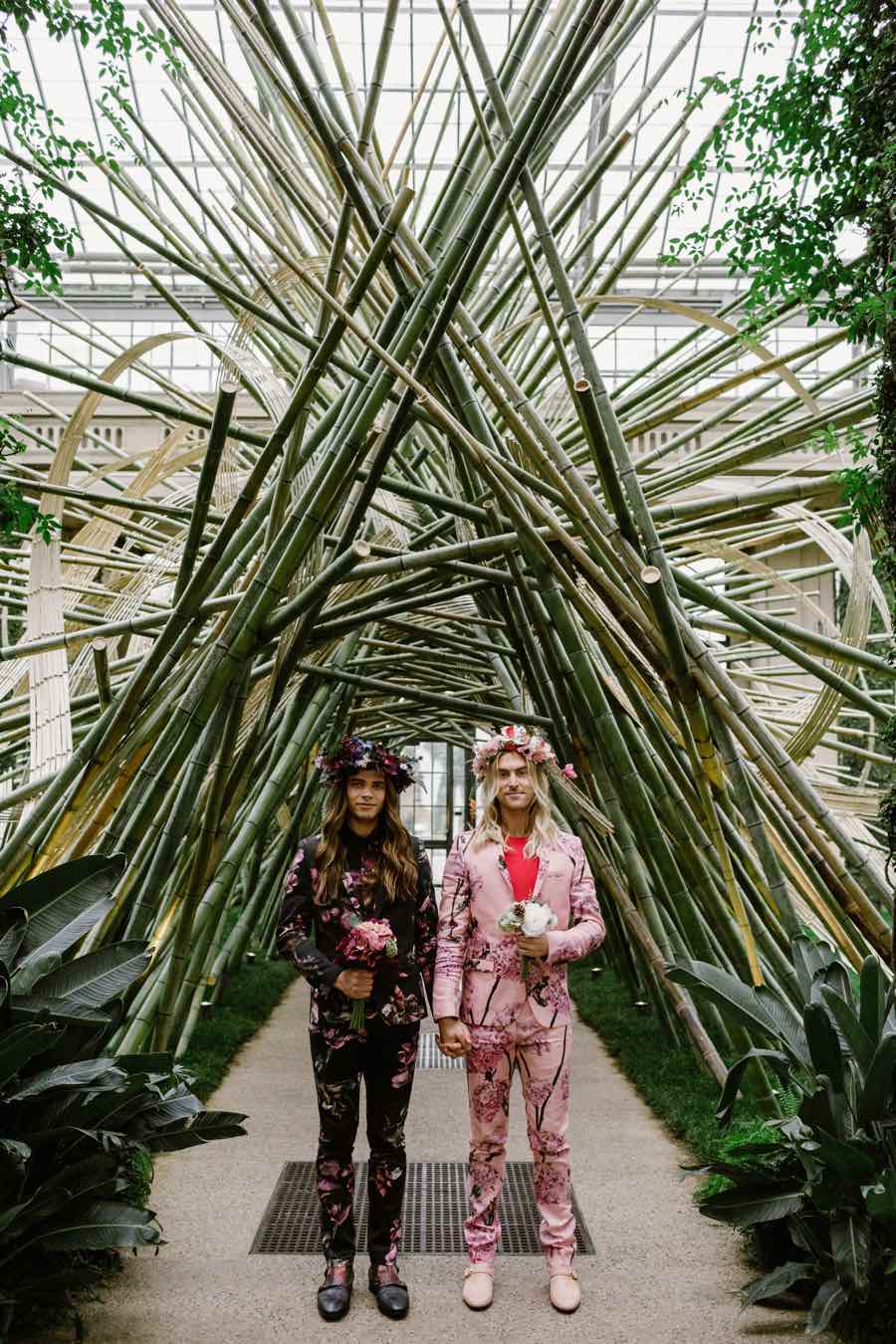 Longwood Gardens engagement shoot