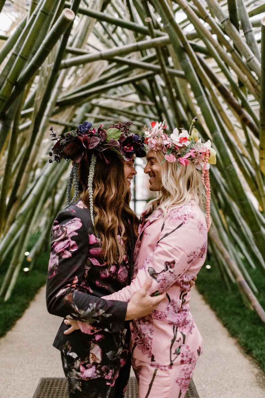 Longwood Gardens engagement shoot