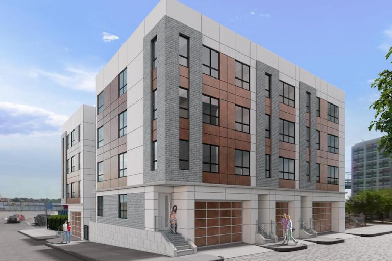 Callowhill Court Big, Bold Townhouses Coming to the Delaware Riverfront