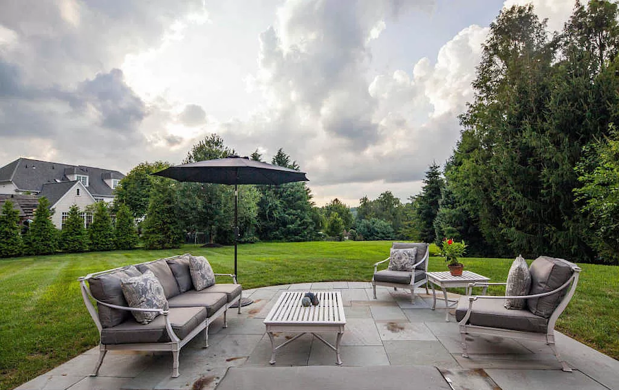 house for sale gladwyne tudor revival revival rear patio