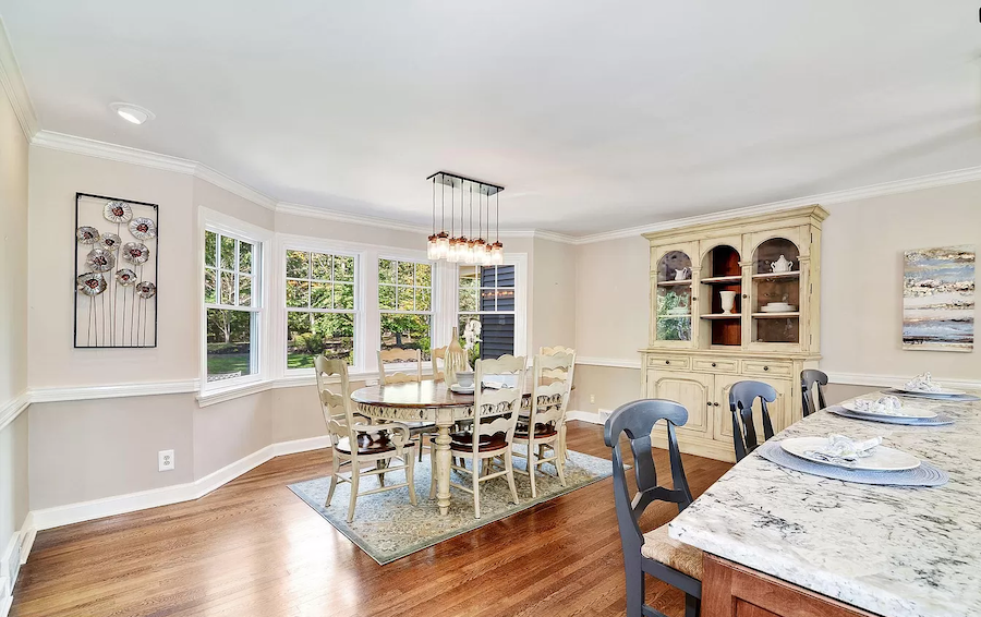 house for sale moorestown expanded cape dining area