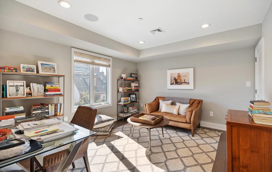 house for sale northern liberties modern townhouse bedroom