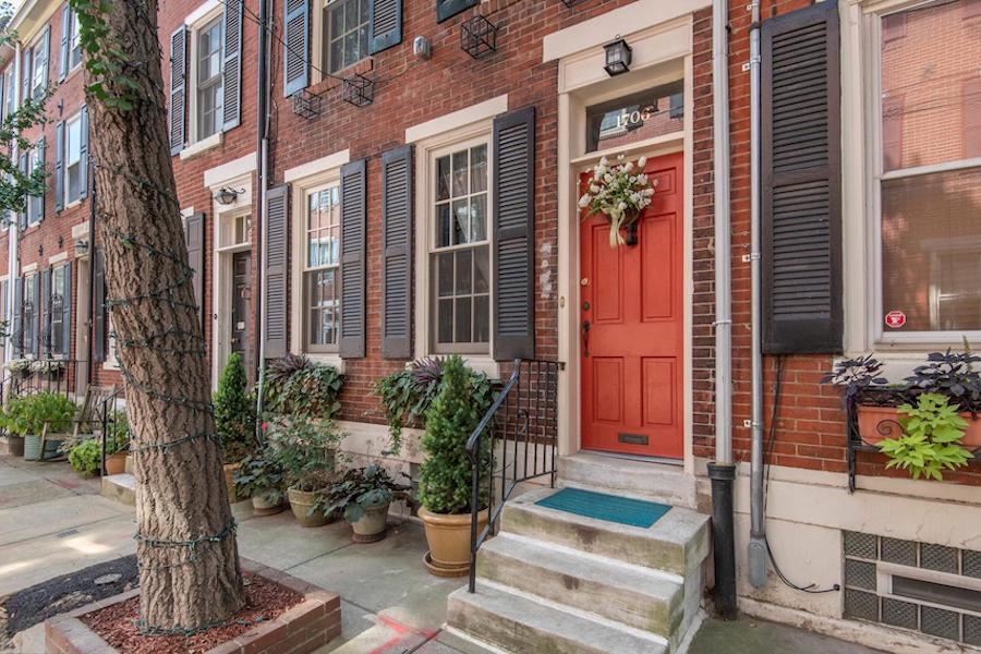 house for sale rittenhouse addison street townhouse front entrance