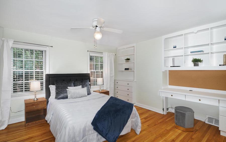 house for sale rittenhouse addison street townhouse master bedroom