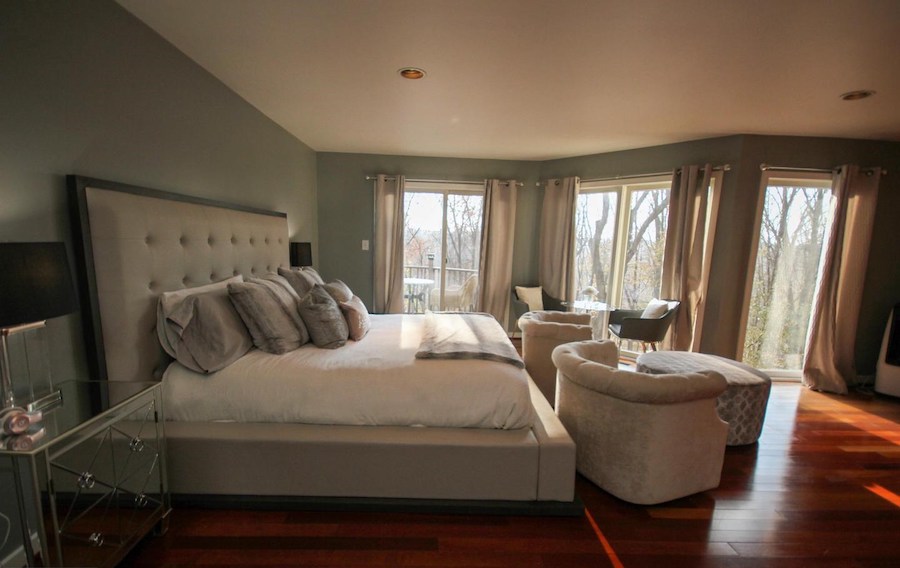 newtown square contemporary master bedroom