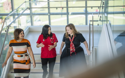 rutgers-camden student and professors on campus