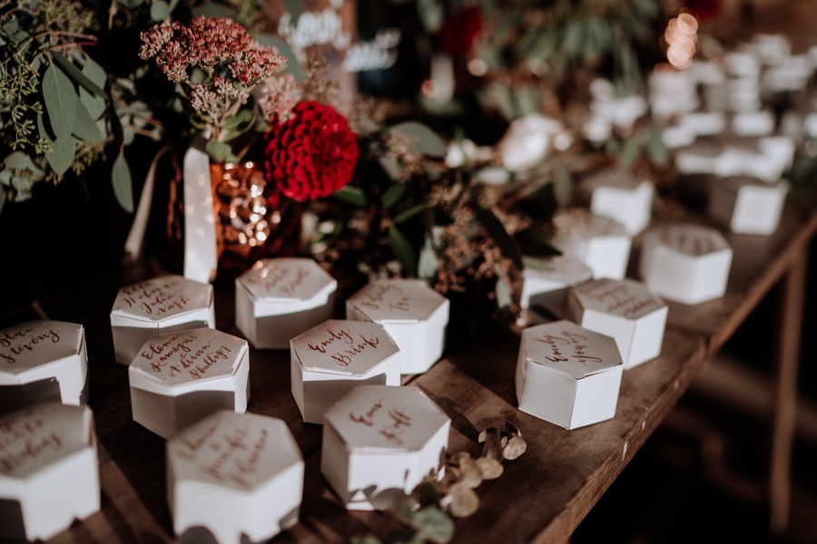 wedding cookie favor boxes