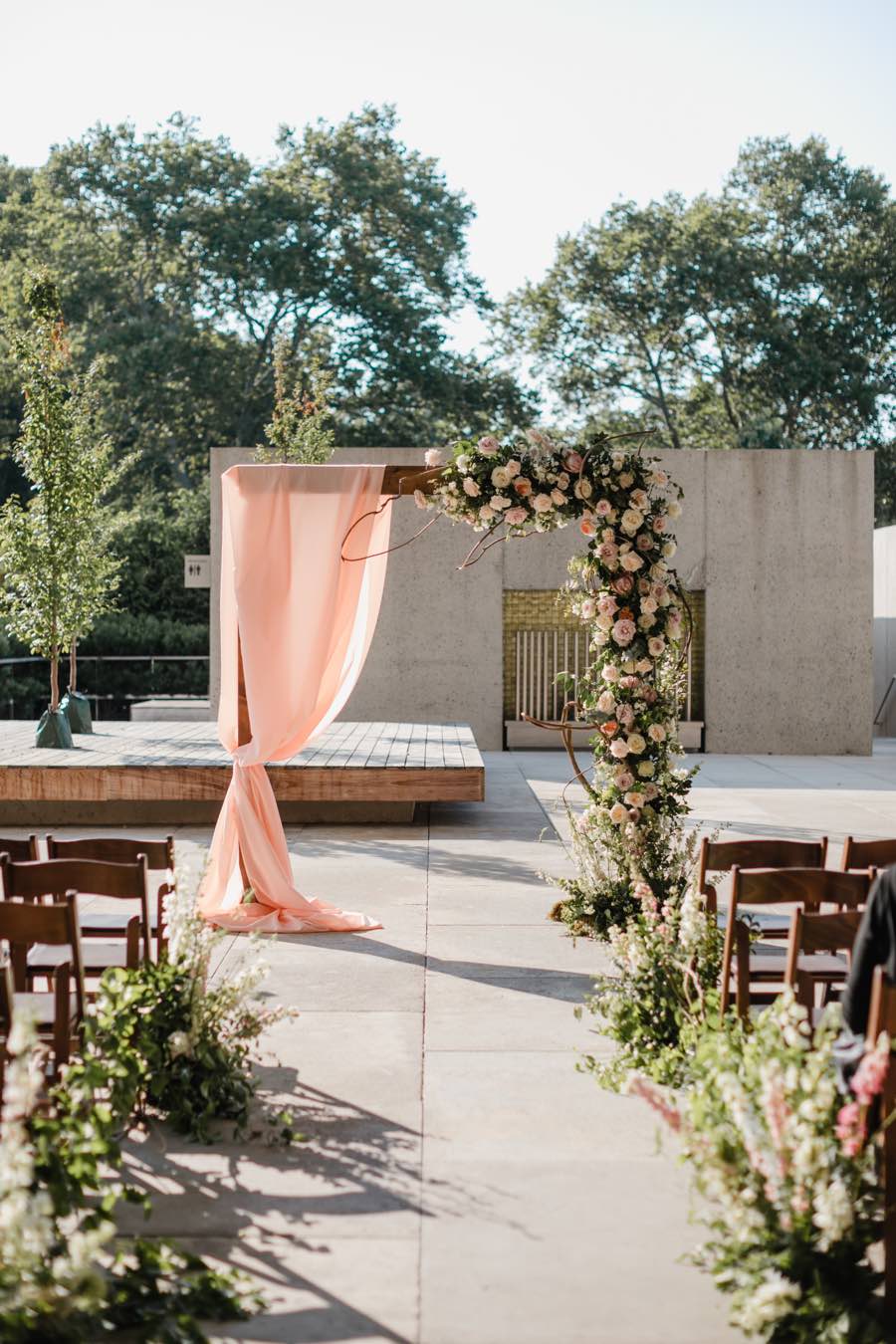 A Romantic Barnes Foundation Wedding Filled With Butterflies