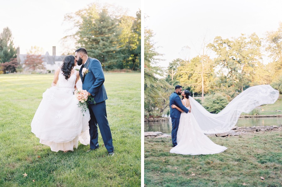 Bride and groom portraits