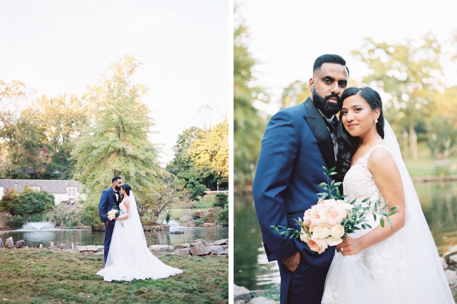 Bride and groom portraits