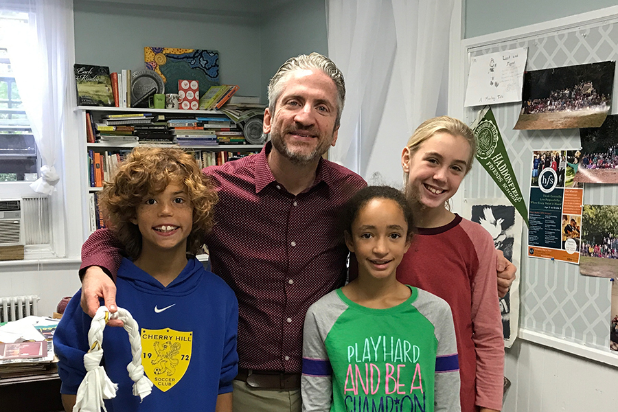 Haddonfield Friends School students